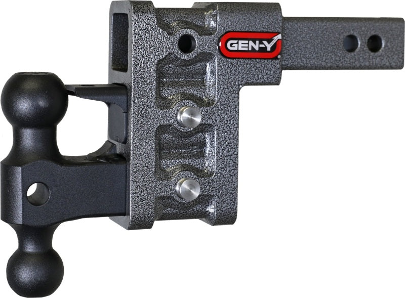 Gen-Y Mega Duty 2in Shank 5in Drop 2K TW 16K Hitch w/GH-051 Dual-Ball/GH-032 Pintle Lock Gen-Y Mega Duty 2in Shank 5in Drop 2K TW 16K Hitch w/GH-051 Dual-Ball/GH-032 Pintle Lock