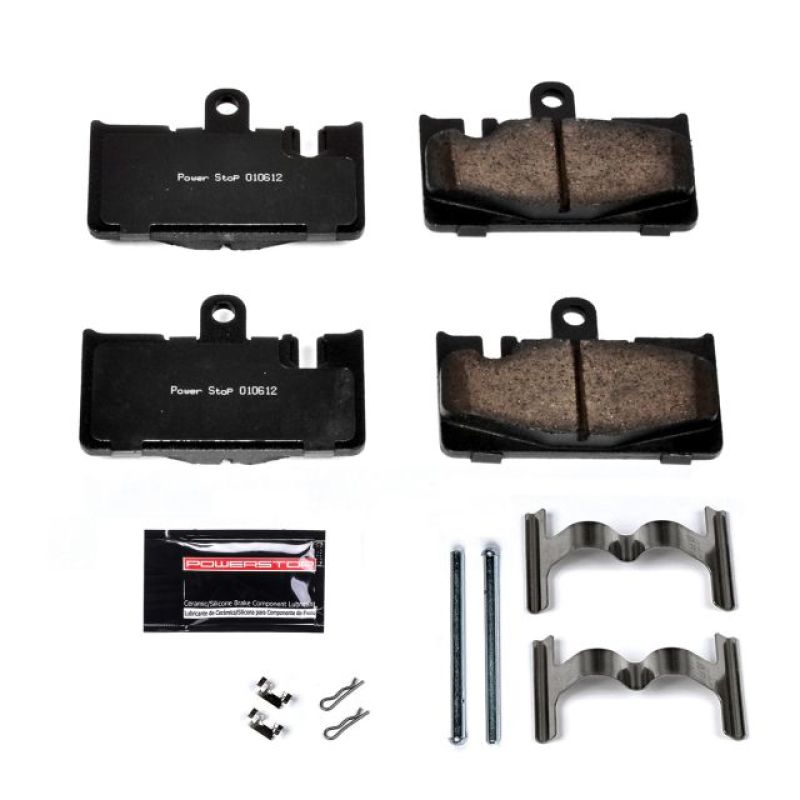 Power Stop 01-06 Lexus LS430 Rear Z23 Evolution Sport Brake Pads w/Hardware Power Stop 01-06 Lexus LS430 Rear Z23 Evolution Sport Brake Pads w/Hardware