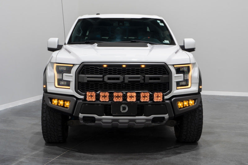 Diode Dynamics 17-20 Ford Raptor SS5 Grille CrossLink Lightbar Kit - Pro White Combo Diode Dynamics 17-20 Ford Raptor SS5 Grille CrossLink Lightbar Kit - Pro White Combo