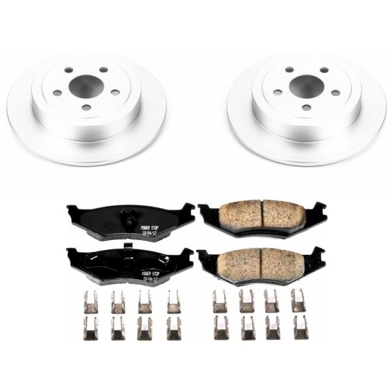 Power Stop 96-00 Plymouth Breeze Rear Z17 Evolution Geomet Coated Brake Kit Power Stop 96-00 Plymouth Breeze Rear Z17 Evolution Geomet Coated Brake Kit
