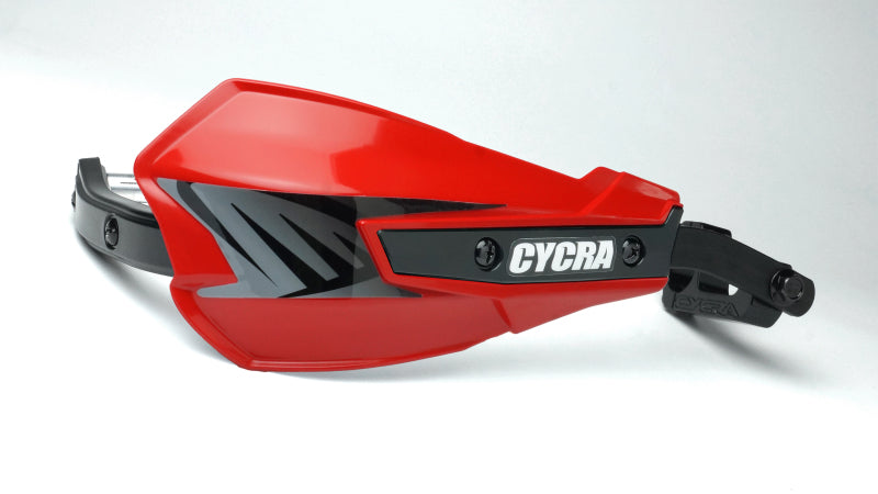 Cycra Vortex Hand Guard/w Universal U-Clamps - GG Red Cycra Vortex Hand Guard/w Universal U-Clamps - GG Red