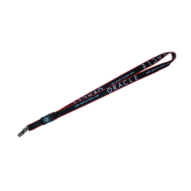 Oracle Lanyard - Red/Black SEE WARRANTY Oracle Lanyard - Red/Black SEE WARRANTY