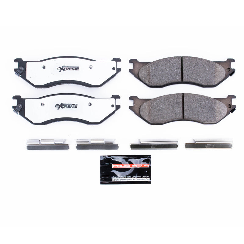 Power Stop 04-06 Dodge Durango Front Z36 Truck & Tow Brake Pads w/Hardware Power Stop 04-06 Dodge Durango Front Z36 Truck & Tow Brake Pads w/Hardware