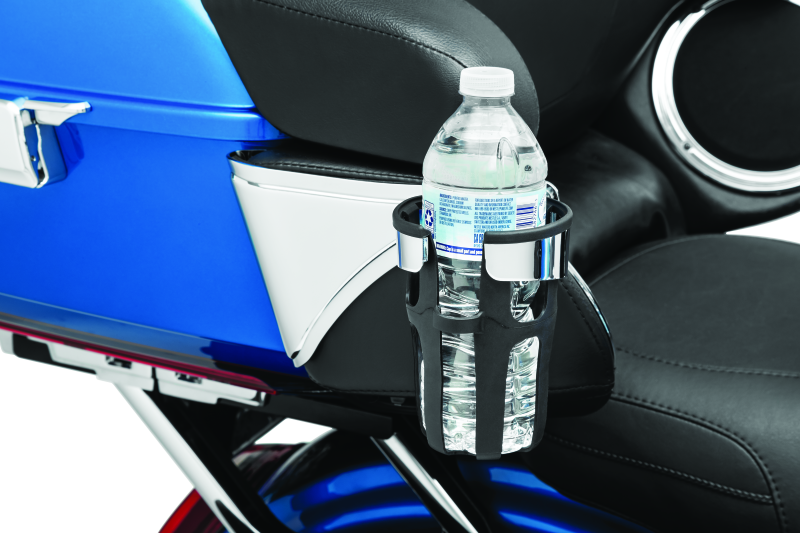 Kuryakyn Reflex Drink Holder Right Side HD Touring Passenger Mount 14 and Up Chrome Kuryakyn Reflex Drink Holder Right Side HD Touring Passenger Mount 14 and Up Chrome