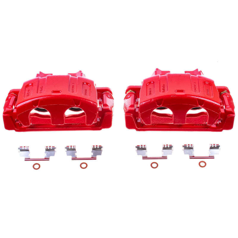 Power Stop 08-09 Ford Taurus Front Red Calipers w/Brackets - Pair Power Stop 08-09 Ford Taurus Front Red Calipers w/Brackets - Pair