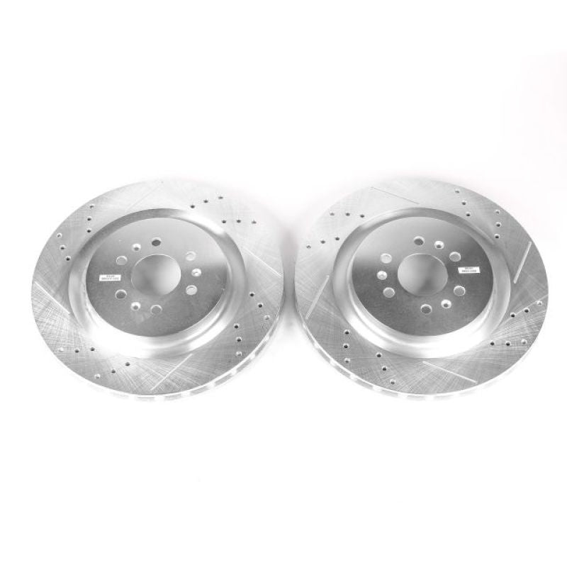 Power Stop 04-07 Cadillac CTS Rear Evolution Drilled & Slotted Rotors - Pair Power Stop 04-07 Cadillac CTS Rear Evolution Drilled & Slotted Rotors - Pair