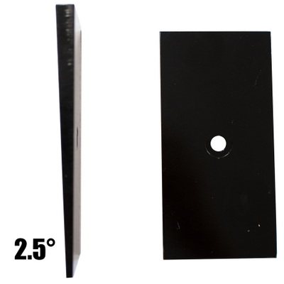 Fishbone Offroad Universal 2.5in Leaf Spring Shim - Black