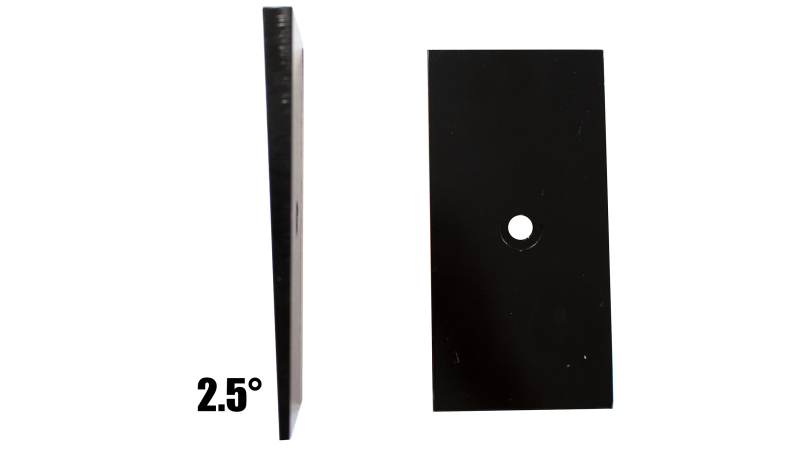 Fishbone Offroad Universal 2.5in Leaf Spring Shim - Black Fishbone Offroad Universal 2.5in Leaf Spring Shim - Black