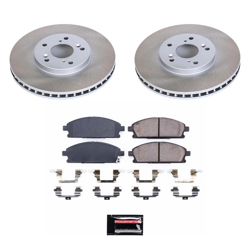 Power Stop 03-06 Acura MDX Front Semi-Coated Rotor Kit Power Stop 03-06 Acura MDX Front Semi-Coated Rotor Kit