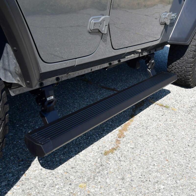 Westin 18-24 Jeep Wrangler JL Unlimited 4dr Pro-e Running Boards - Tex. Blk Westin 18-24 Jeep Wrangler JL Unlimited 4dr Pro-e Running Boards - Tex. Blk