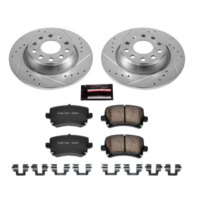 Power Stop 2013 Audi A3 Rear Z23 Evolution Sport Brake Kit Power Stop 2013 Audi A3 Rear Z23 Evolution Sport Brake Kit