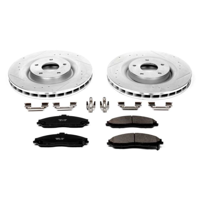 Power Stop 06-09 Cadillac XLR Front Z23 Evolution Sport Brake Kit Power Stop 06-09 Cadillac XLR Front Z23 Evolution Sport Brake Kit