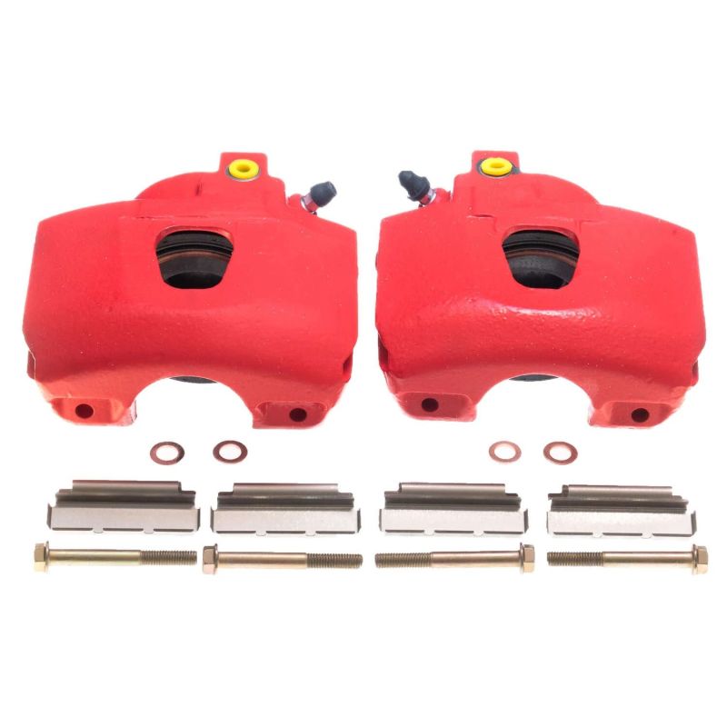 Power Stop 94-96 Ford Bronco Front Red Calipers - Pair Power Stop 94-96 Ford Bronco Front Red Calipers - Pair