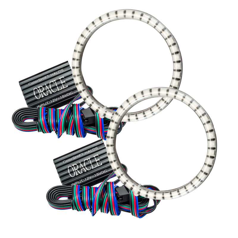 Oracle 15-21 Dodge Challenger Waterproof LED Fog Light Halo Kit - ColorSHIFT Oracle 15-21 Dodge Challenger Waterproof LED Fog Light Halo Kit - ColorSHIFT