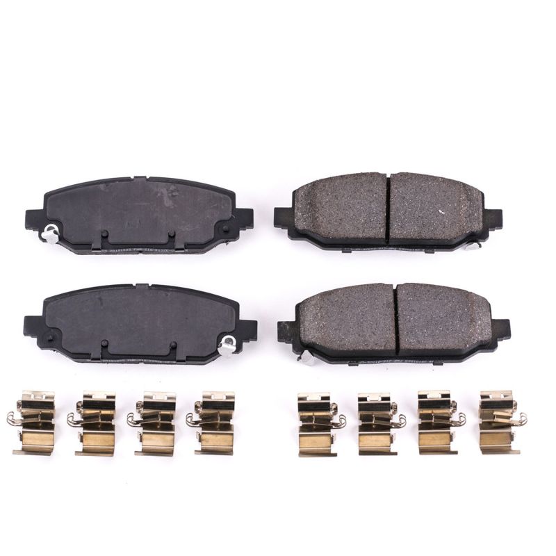 Power Stop 18-19 Jeep Wrangler Rear Z17 Evolution Ceramic Brake Pads w/Hardware Power Stop 18-19 Jeep Wrangler Rear Z17 Evolution Ceramic Brake Pads w/Hardware