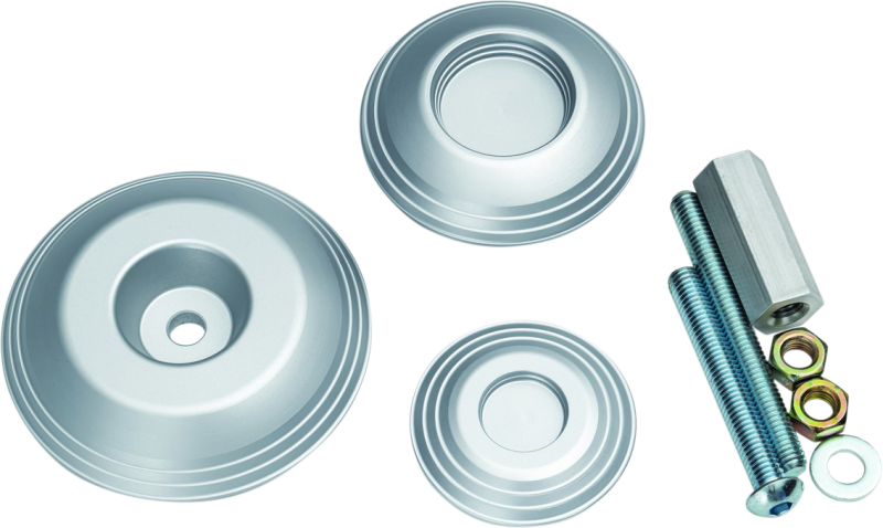 Kuryakyn Lodestar Rear Axle Sliders-BMW-Silver Kuryakyn Lodestar Rear Axle Sliders-BMW-Silver