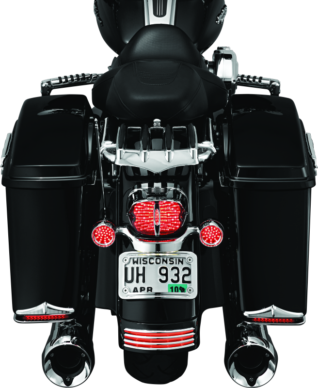 Kuryakyn Curved License Plate Mount Chrome Kuryakyn Curved License Plate Mount Chrome