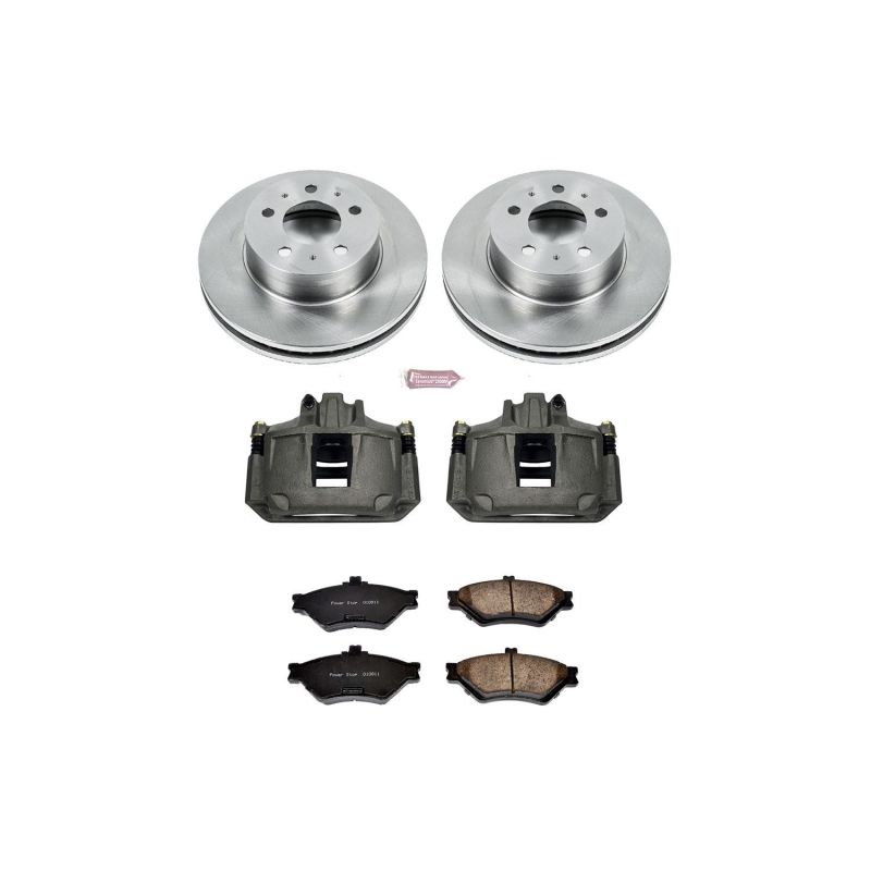 Power Stop 95-97 Ford Crown Victoria Front Autospecialty Brake Kit w/Calipers Power Stop 95-97 Ford Crown Victoria Front Autospecialty Brake Kit w/Calipers
