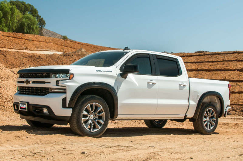 EGR 2019 Chevy 1500 Crew Cab In-Channel Window Visors - Matte EGR 2019 Chevy 1500 Crew Cab In-Channel Window Visors - Matte