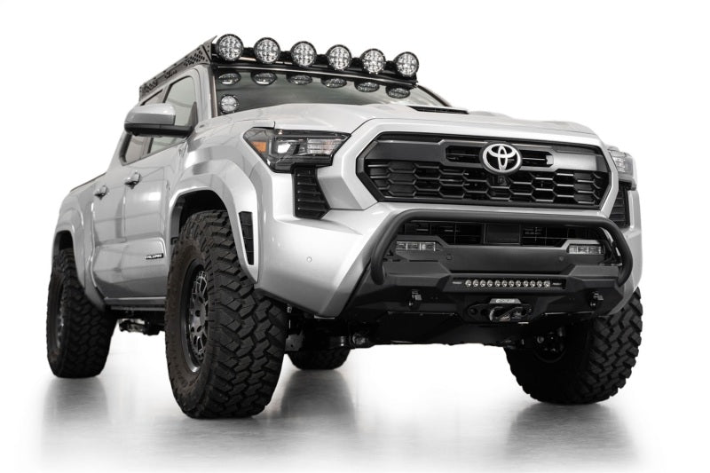 ADD 2024+ Toyota Tacoma Stealth Center Mount Winch Front Bumper w/ Top Hoop ADD 2024+ Toyota Tacoma Stealth Center Mount Winch Front Bumper w/ Top Hoop