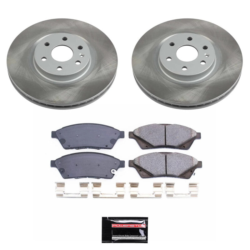 Power Stop 2011 Saab 9-4X Front Semi-Coated Rotor Kit Power Stop 2011 Saab 9-4X Front Semi-Coated Rotor Kit