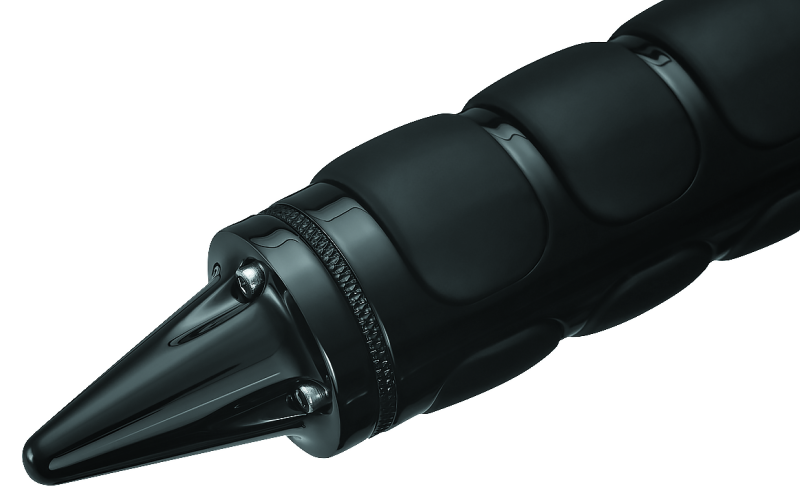 Kuryakyn Stiletto End Caps Grips Black Kuryakyn Stiletto End Caps Grips Black