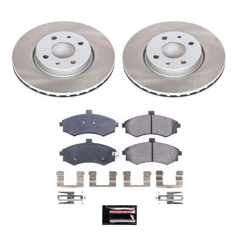 Power Stop 02-05 Hyundai Elantra Front Semi-Coated Rotor Kit Power Stop 02-05 Hyundai Elantra Front Semi-Coated Rotor Kit