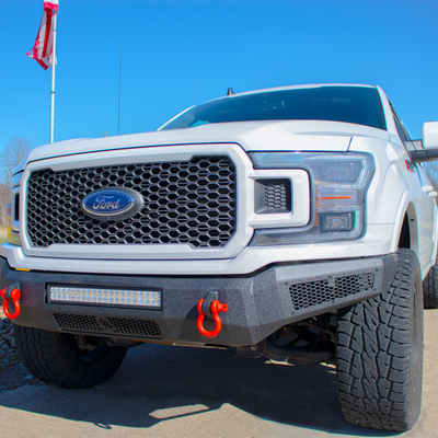 Fishbone Offroad 18-20 Ford F150 Pelican Front Bumper - Black Texture