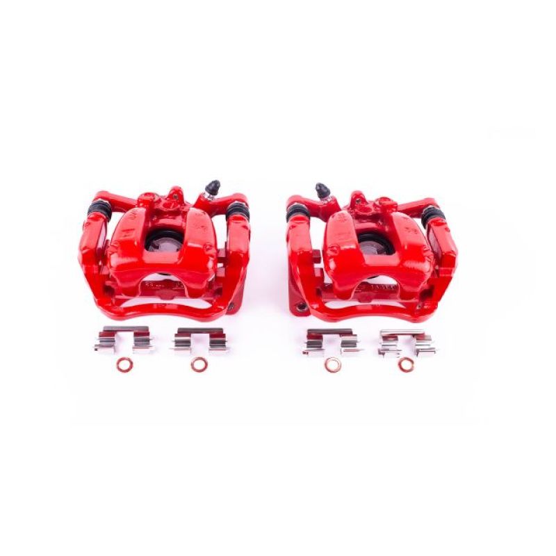 Power Stop 2017 Buick LaCrosse Rear Red Calipers w/Brackets - Pair Power Stop 2017 Buick LaCrosse Rear Red Calipers w/Brackets - Pair