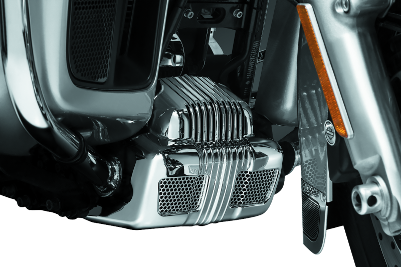 Kuryakyn Coolant Pump Cover 14-16 Touring Models Chrome Kuryakyn Coolant Pump Cover 14-16 Touring Models Chrome