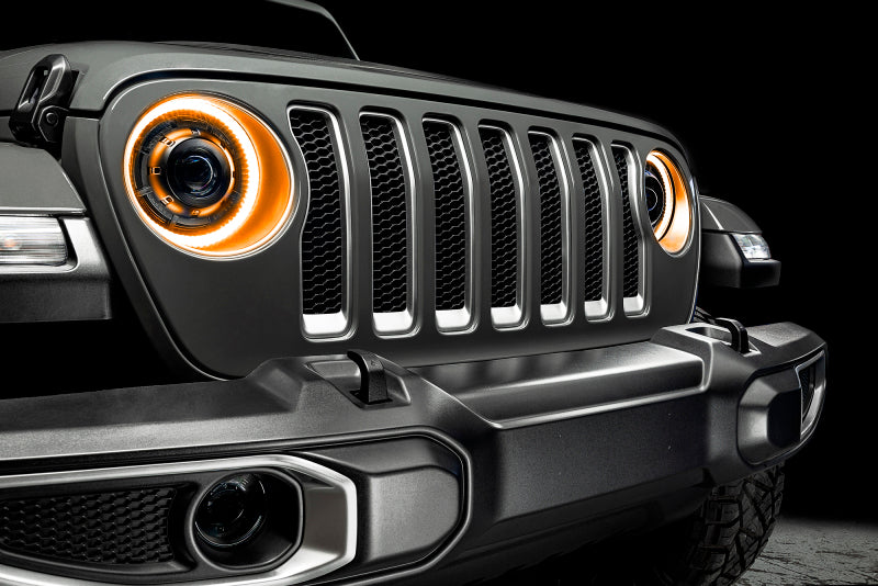 Oracle Jeep JL/Gladiator JT Oculus Bi-LED Projector Headlights - Amber/White Switchback SEE WARRANTY Oracle Jeep JL/Gladiator JT Oculus Bi-LED Projector Headlights - Amber/White Switchback SEE WARRANTY