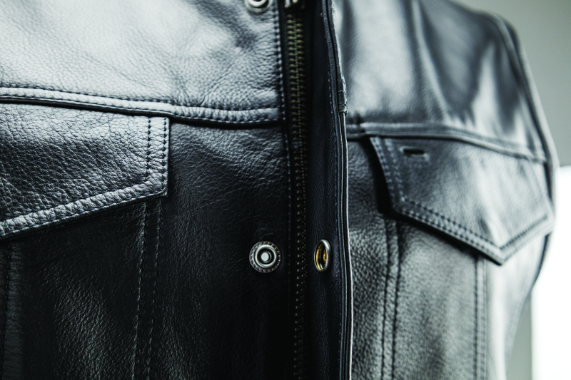 Kuryakyn Leather By River Road Vandal Club Vest Black - Small Kuryakyn Leather By River Road Vandal Club Vest Black - Small