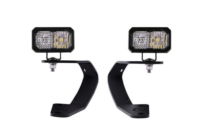 Diode Dynamics 10-21 Toyota 4Runner Stage Series 2in LED Ditch Light Kit - Pro White Combo Diode Dynamics 10-21 Toyota 4Runner Stage Series 2in LED Ditch Light Kit - Pro White Combo