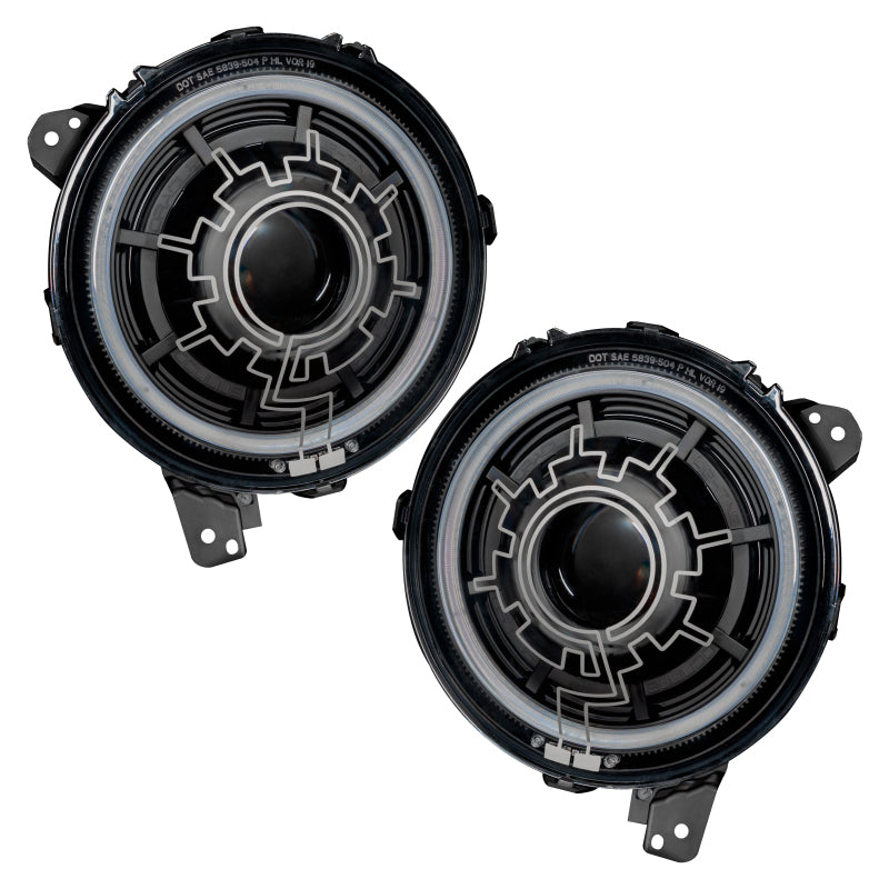Oracle Lighting 18-22 Jeep Wrangler JL Oculus Bi-LED Projector Headlights SEE WARRANTY Oracle Lighting 18-22 Jeep Wrangler JL Oculus Bi-LED Projector Headlights SEE WARRANTY
