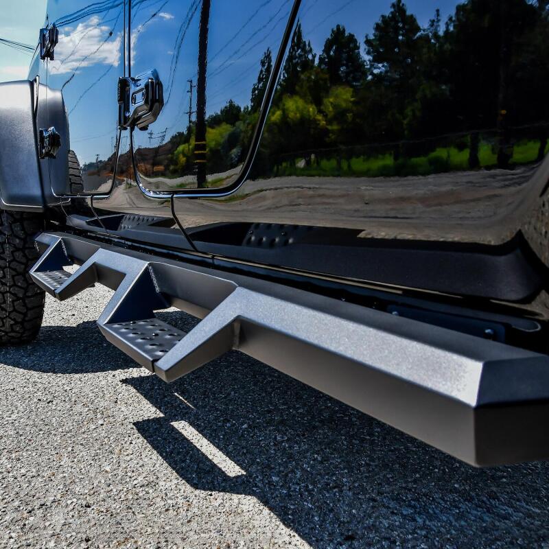 Westin 2020 Jeep Gladiator HDX Drop Nerf Step Bars - Textured Black Westin 2020 Jeep Gladiator HDX Drop Nerf Step Bars - Textured Black