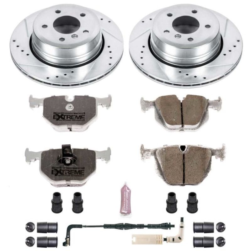 Power Stop 06-07 BMW 525xi Rear Z26 Street Warrior Brake Kit Power Stop 06-07 BMW 525xi Rear Z26 Street Warrior Brake Kit