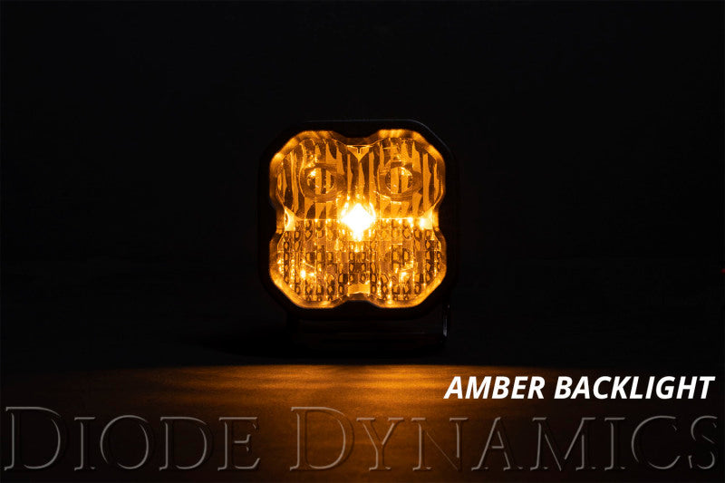 Diode Dynamics SS3 Pro ABL - Yellow Flood Standard (Single) Diode Dynamics SS3 Pro ABL - Yellow Flood Standard (Single)