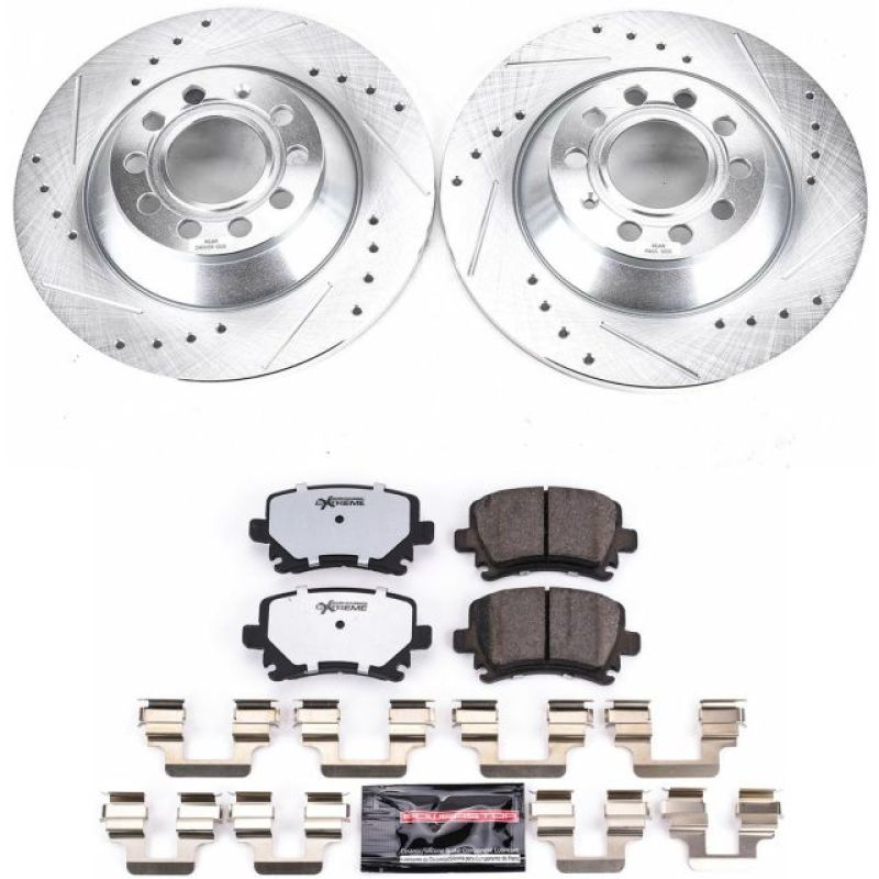 Power Stop 05-11 Audi A6 Rear Z26 Street Warrior Brake Kit Power Stop 05-11 Audi A6 Rear Z26 Street Warrior Brake Kit