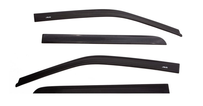 AVS 09-18 Dodge RAM 1500 Quad Cab Ventvisor In-Channel Window Deflectors 4pc - Matte Black AVS 09-18 Dodge RAM 1500 Quad Cab Ventvisor In-Channel Window Deflectors 4pc - Matte Black
