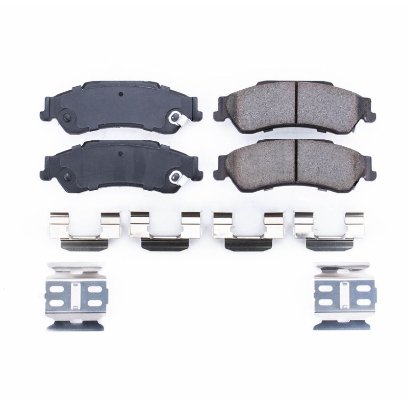 Power Stop 97-05 Chevrolet Blazer Rear Z17 Evolution Ceramic Brake Pads w/Hardware Power Stop 97-05 Chevrolet Blazer Rear Z17 Evolution Ceramic Brake Pads w/Hardware
