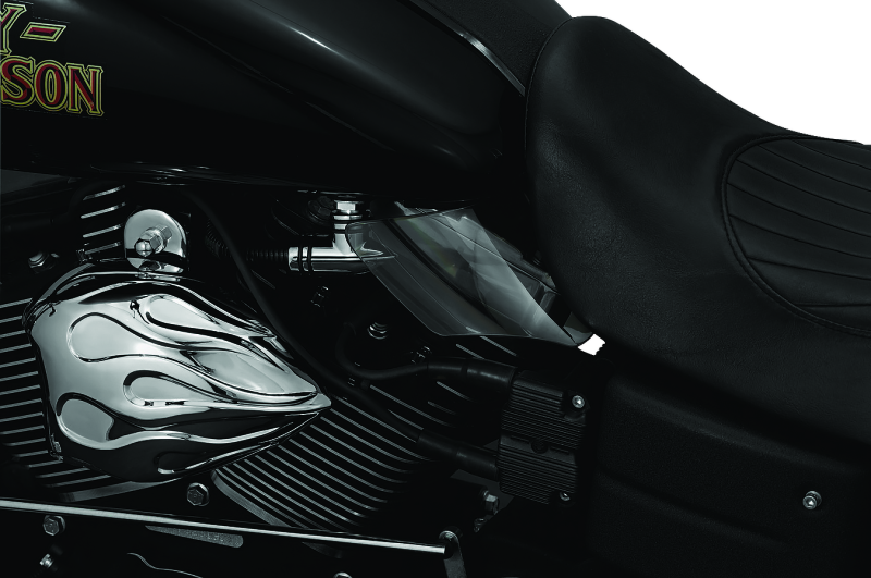 Kuryakyn Saddle Shields Heat Deflectors 99-17 Dyna Models Smoke Kuryakyn Saddle Shields Heat Deflectors 99-17 Dyna Models Smoke