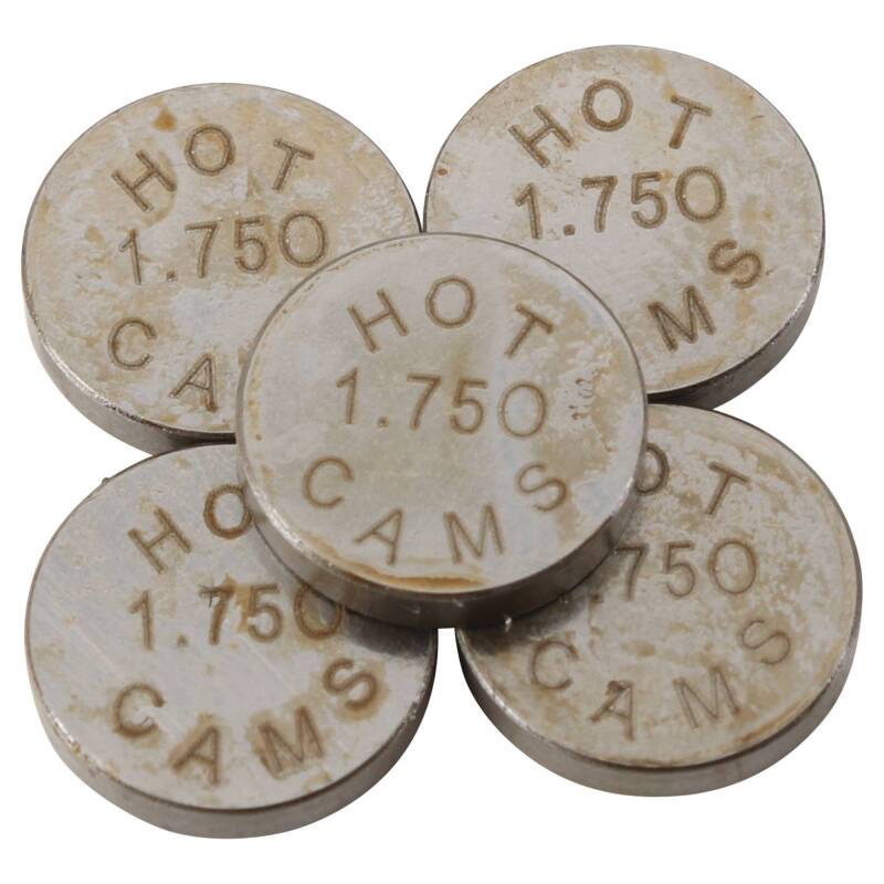 Hot Cams 04-08 400 DVX/02-16 CRF 450 R 1.750mm Shim Kit - 5 Pack Hot Cams 04-08 400 DVX/02-16 CRF 450 R 1.750mm Shim Kit - 5 Pack