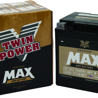 Twin Power GYZ-32HL Premium MAX Battery Replaces H-D 66010-97A Made in USA 500 CCA