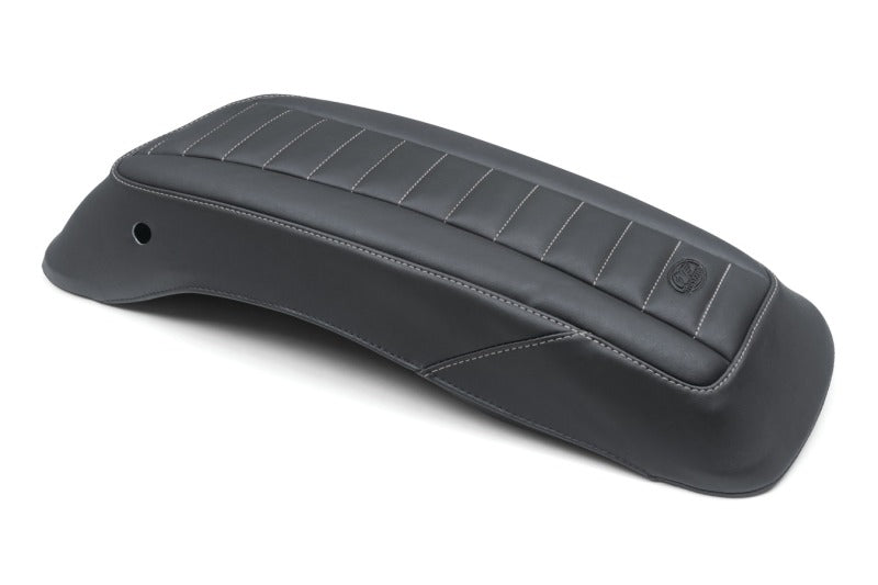 Mustang 14-23 HD FL Touring Saddlebag Lid Covers (Pair) Deluxe - Black w/ Grey Stitching Mustang 14-23 HD FL Touring Saddlebag Lid Covers (Pair) Deluxe - Black w/ Grey Stitching