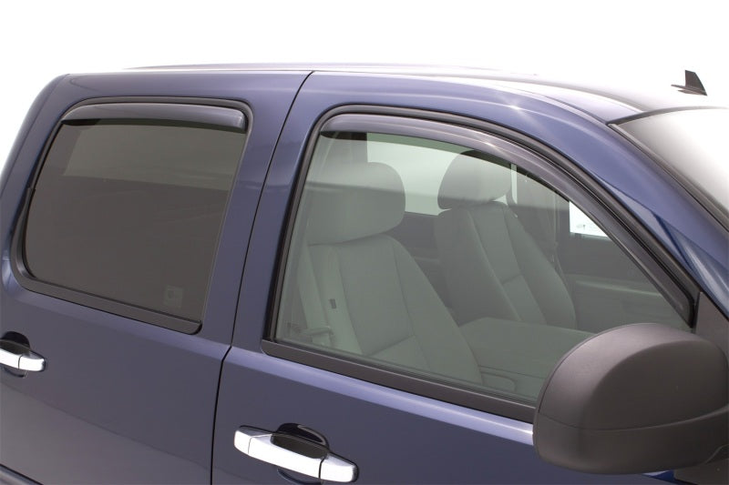AVS 07-13 Chevy Avalanche Ventvisor In-Channel Front & Rear Window Deflectors 4pc - Smoke AVS 07-13 Chevy Avalanche Ventvisor In-Channel Front & Rear Window Deflectors 4pc - Smoke