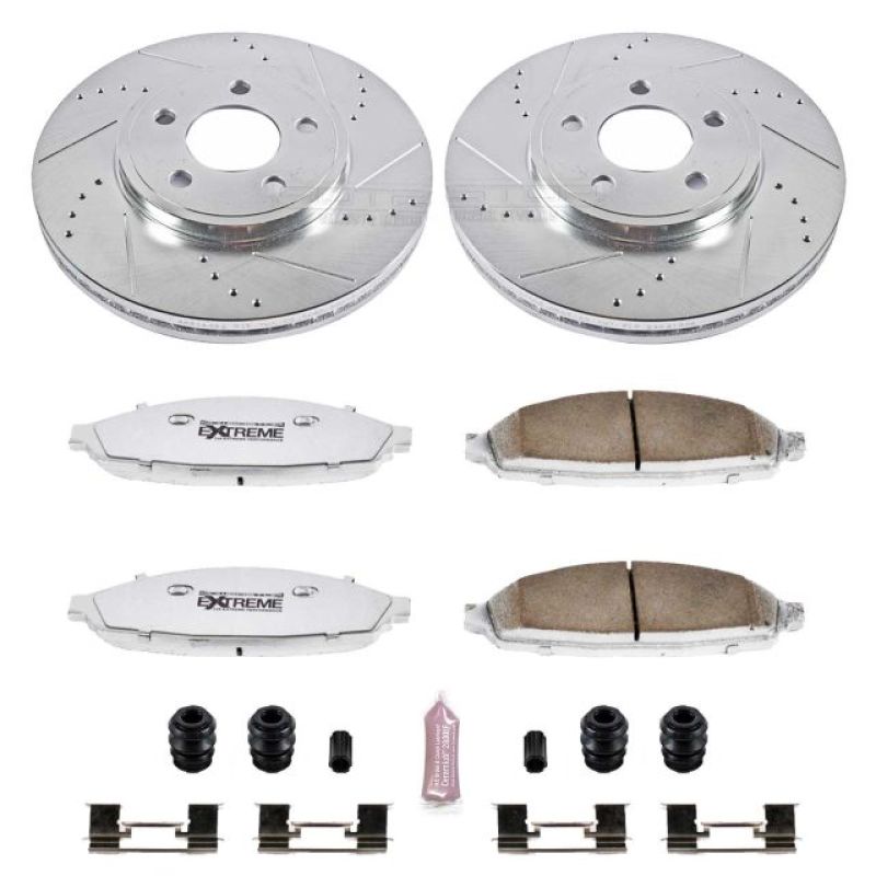 Power Stop 03-11 Ford Crown Victoria Front Z26 Street Warrior Brake Kit Power Stop 03-11 Ford Crown Victoria Front Z26 Street Warrior Brake Kit