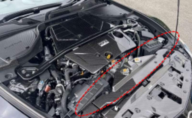 HKS 2023 Nissan Z Dry Carbon Radiator Cover HKS 2023 Nissan Z Dry Carbon Radiator Cover