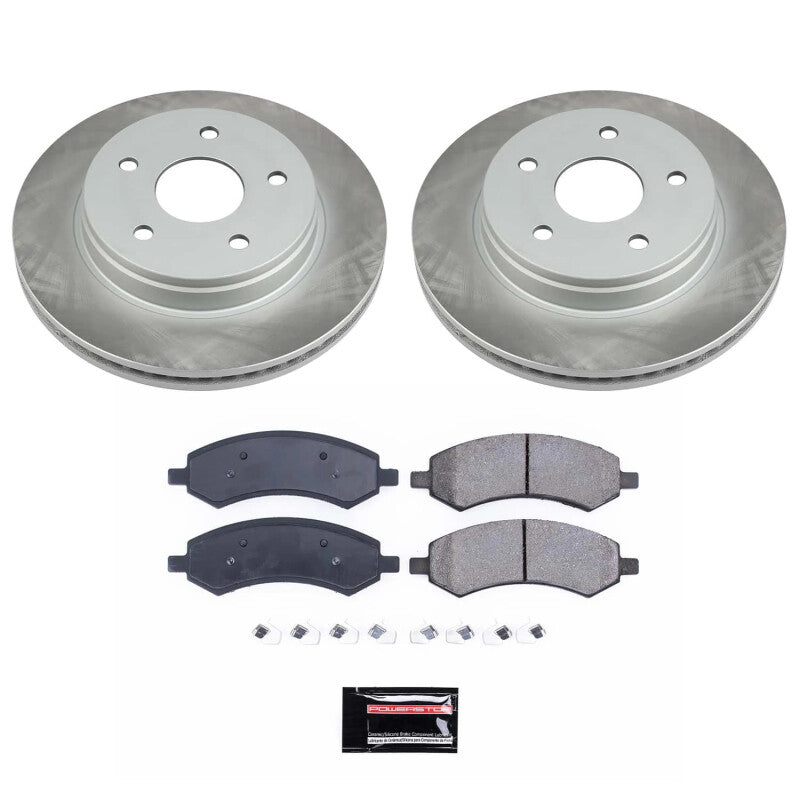 Power Stop 19-22 Ram 1500 Classic Front Semi-Coated Rotor Kit Power Stop 19-22 Ram 1500 Classic Front Semi-Coated Rotor Kit
