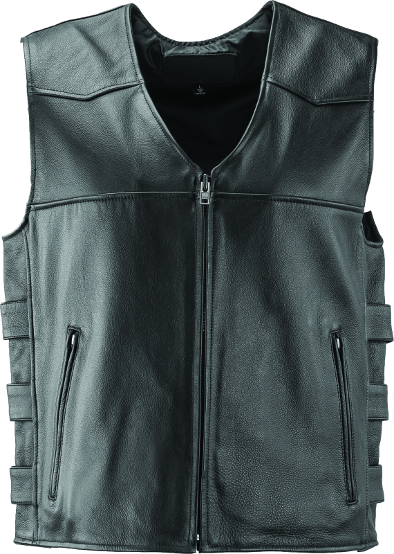 Kuryakyn Leather By River Road Plains Leather Vest Black - XL Kuryakyn Leather By River Road Plains Leather Vest Black - XL