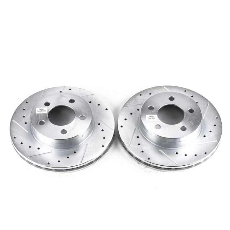 Power Stop 95-01 Ford Explorer Front Evolution Drilled & Slotted Rotors - Pair Power Stop 95-01 Ford Explorer Front Evolution Drilled & Slotted Rotors - Pair